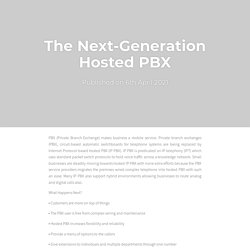 The Next-Generation Hosted PBX