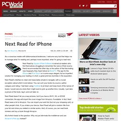 Next Read for IPhone - PCWorld
