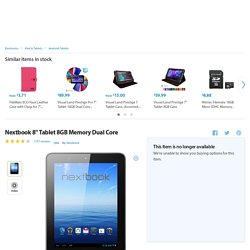 Nextbook 8" Tablet with 8GB Memory and Google Mobile Services: Computers