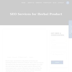 SEO Services for Herbal Product - Nextbrain Technologies