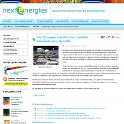 NextEnergies - Solutions Industrielles Bois-Énergie et Biomasse