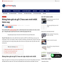 Bảng báo giá xà gồ C hoa sen mới nhất hôm nay