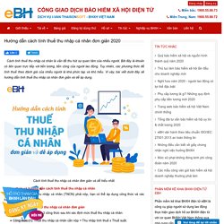 Hướng dẫn cách tính thuế thu nhập cá nhân đơn giản 2020