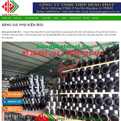 Bảng giá phụ kiện đúc cập nhật mới nhất - Hùng Phát Steel