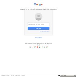 Connexion : comptes Google