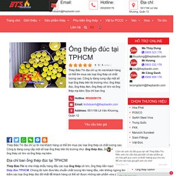 Ống thép đúc chất lượng cao với giá rẻ tại TPHCM - Thép Bảo Tín