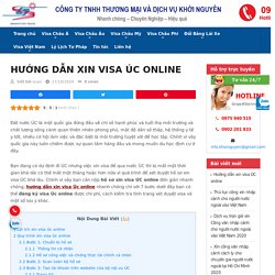 Hướng dẫn xin visa ÚC online chi tiết nhất