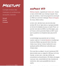 React et Angular (et Cassandra et Spring boot) - Meetup