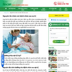 Nguyên tắc chăm sóc bệnh nhân sau xạ trị 