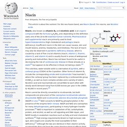 Niacin - Wikipedia