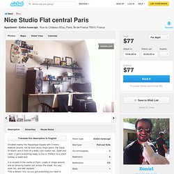 Nice Studio Flat central Paris in Paris
