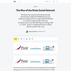 The Rise of the Niche Social Network