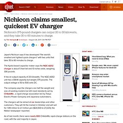 Nichicon claims smallest, quickest EV charger