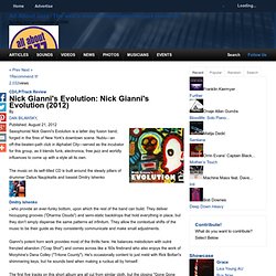 Nick Gianni's Evolution: “Nick Gianni's Evolution”, jazz review by Dan Bilawsky
