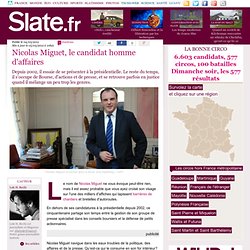 Nicolas Miguet, le candidat homme d'affaires