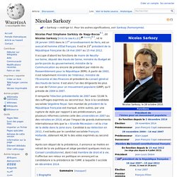 Le clan Sarkozy
