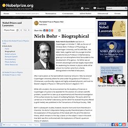 Niels Bohr - Biography