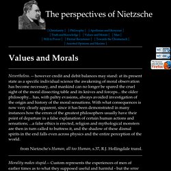 Nietzsche Quotes: Values and Morals