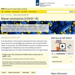 Nieuw coronavirus (COVID-19)