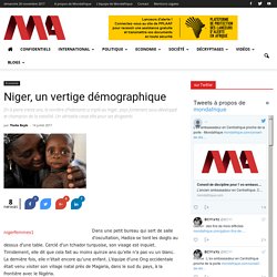 Niger, un vertige démographique