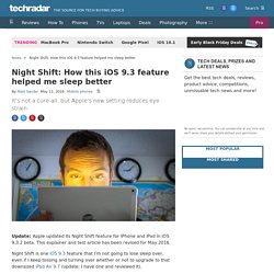 Night Shift: How this iOS 9.3 feature helped me sleep better