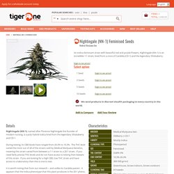 Nightingale (NN-1) Feminised Seeds - Cannabis & Marihuana Seeds Wholesale