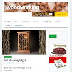 Full Moon Nightlight - Scroll Saw Woodworking & Crafts