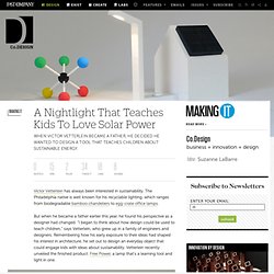 A Nightlight That Teaches Kids To Love Solar Power