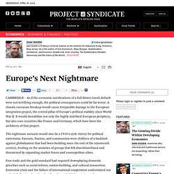 Europe’s Next Nightmare - Dani Rodrik