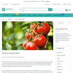 Nightshades - What are Nightshades & List of Nightshades vegetables – Wellversed Health