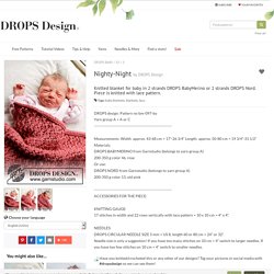 Nighty-Night / DROPS Baby 33-3 - Free knitting patterns by DROPS Design