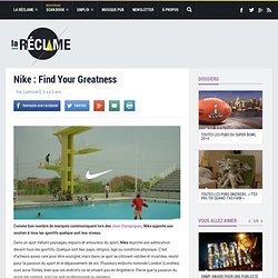 Pub Nike JO 2012 : Find Your Greatness #findgreatness
