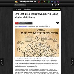 Long-Lost Nikola Tesla Drawings Reveal Genius Map For Multiplication