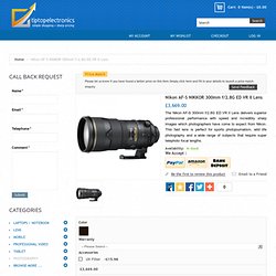 Buy Nikon AF-S NIKKOR 300mm f/2.8G ED VR II Lens