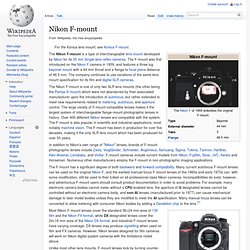 Nikon F-mount