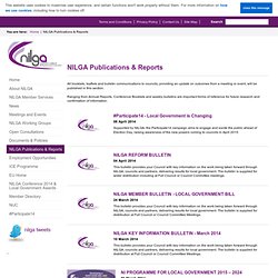 NILGA Publications & Reports