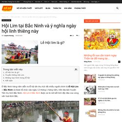 Hội Lim tại Bắc Ninh và ý nghĩa ngày hội linh thiêng này