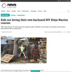 Ninja Warrior: The best backyard DIY Ninja courses for young kids
