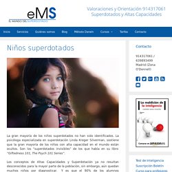 Niños superdotados - El Mundo del Superdotado