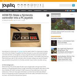 HOW-TO: Make a Nintendo controller into a PC Joystick - Joystiq