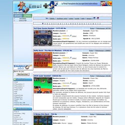 Les ROMS et ISOS (jeux) SNES NES GB GBA PS PSX PS2 PS3 XBOX 360 GAME CUBE Super Nes Game boy advance Nintendo 64 Wii > E+