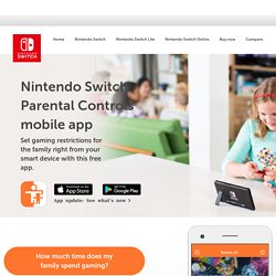 Switch Parental Controls – Nintendo Switch™ Official Site – Parental controls, family gaming