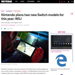 Nintendo plans two new Switch models for this year: WSJ