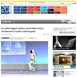 Le robot nippon Asimo savait déjà courir, maintenant il saute à cloche-pied