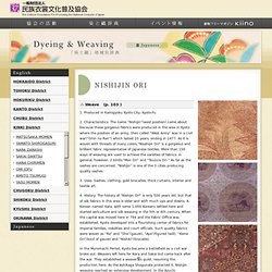 Dyeing and Weaving