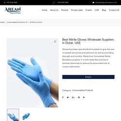 UAE Best Nitrile Gloves Wholesale Suppliers in Dubai