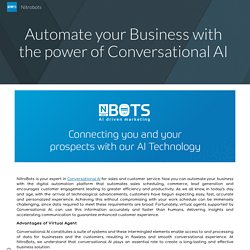 Automate your Business with the power of Conversational AI