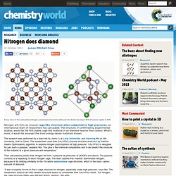 Nitrogen does diamond