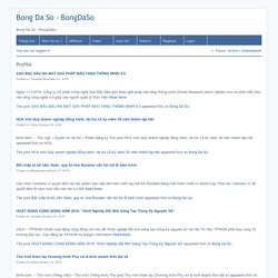 nkrishnafe's profile / Bong Da So - BongDaSo