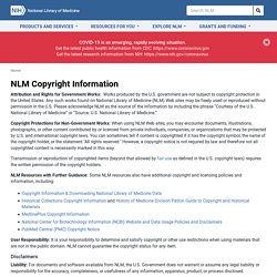 NLM Copyright Information